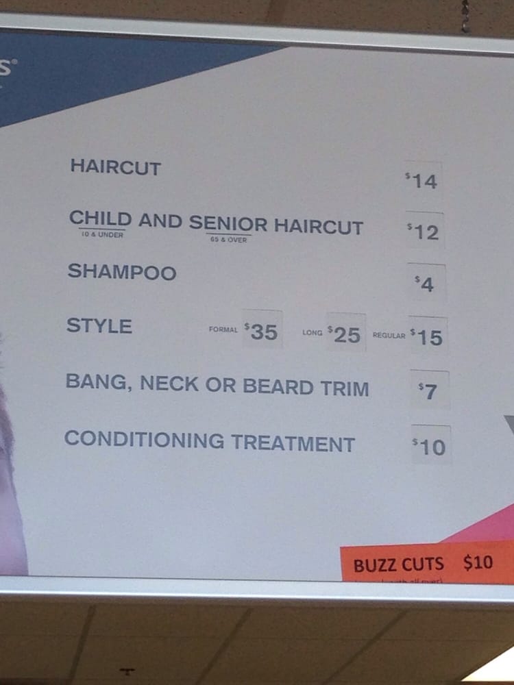 Great Clips Prices Prices and Fees
